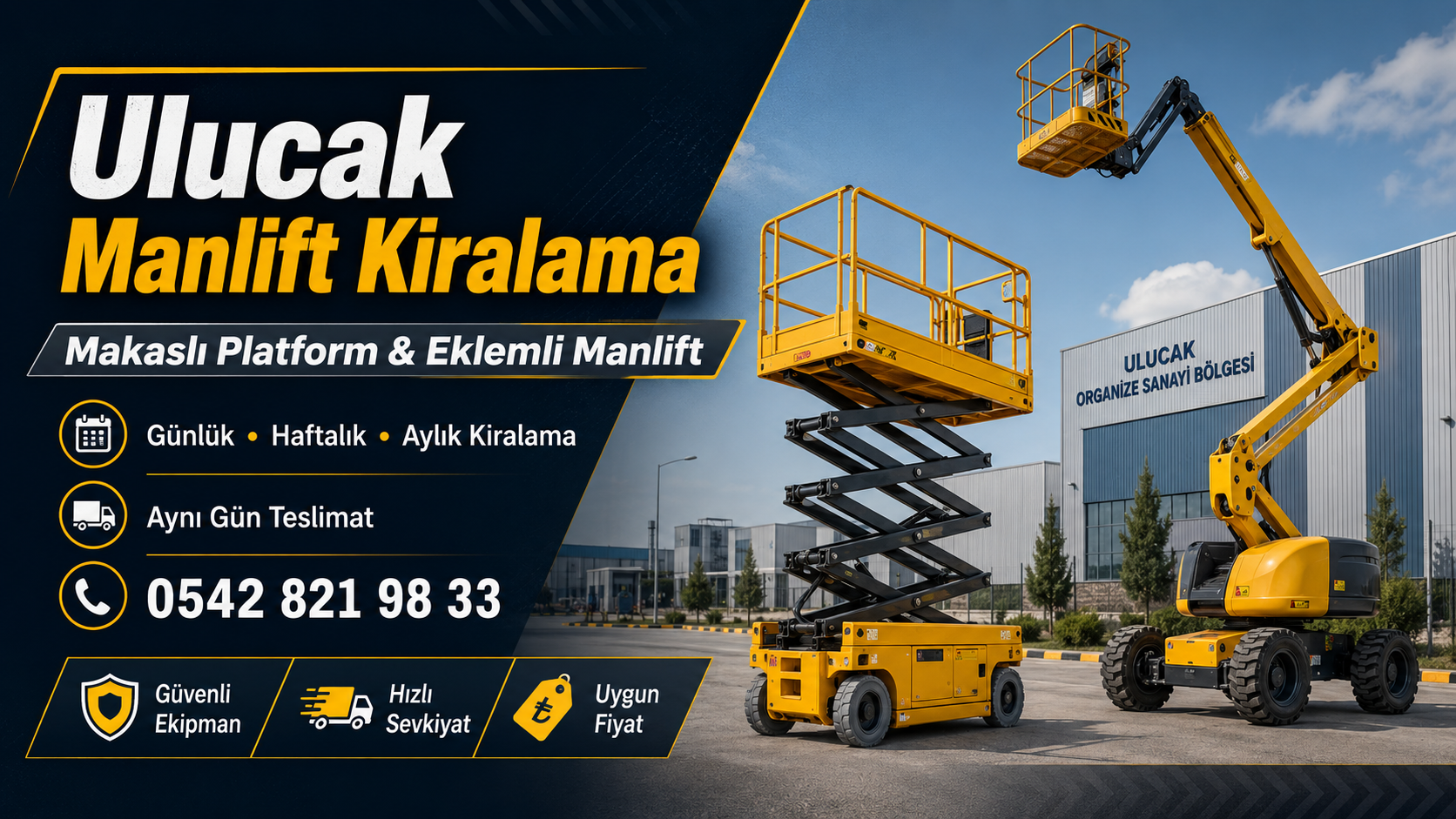 ulucak manlift kiralama